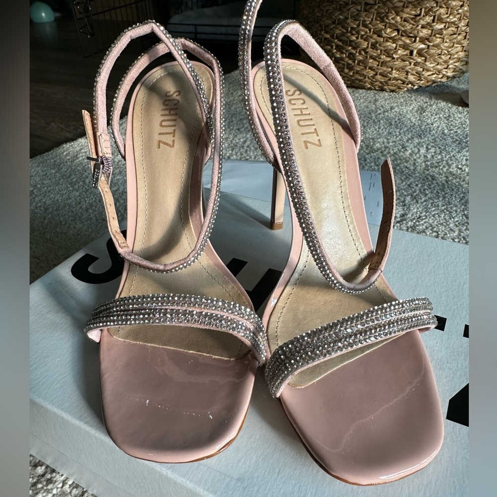 NWB Schutz Heels - Altina Glam, Size 8, Color Rose